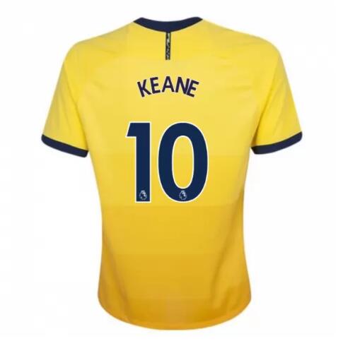 Tottenham Hotspur Football Kit Third Soccer Jersey KEANE 10 2020/21